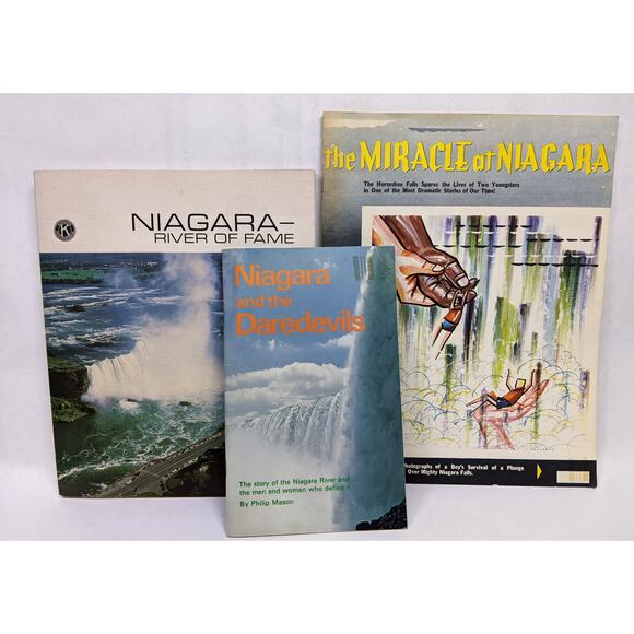 Niagara Falls - Book Lot Daredevils, History, Survivors, Lots of photos History - Picture 1 of 12
